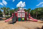 The kids will love their own castle to play on in the community playground